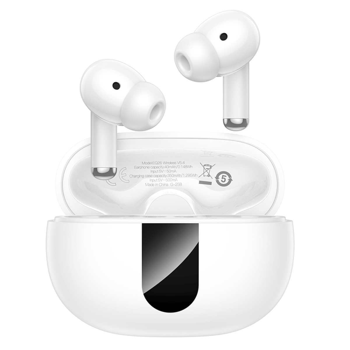 Ασύρματα Ακουστικά Bluetooth In-ear Με Θήκη Φόρτισης ANC+ENC Hoco EQ26