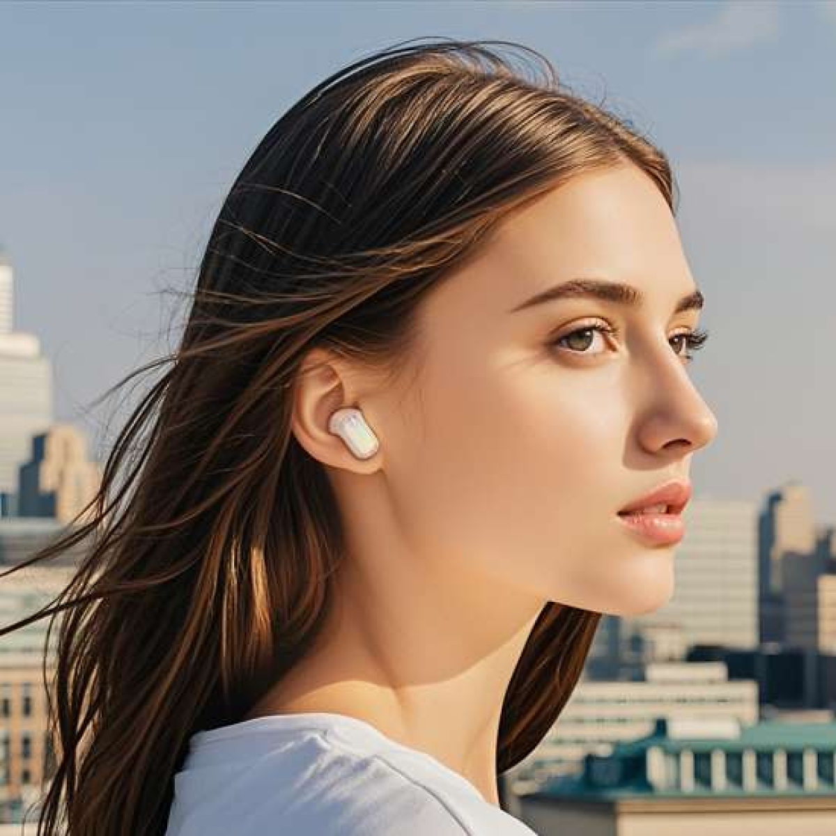 Ασύρματα Ακουστικά Bluetooth In-ear Με Θήκη Φόρτισης Και ANC+ENC Hoco EQ20