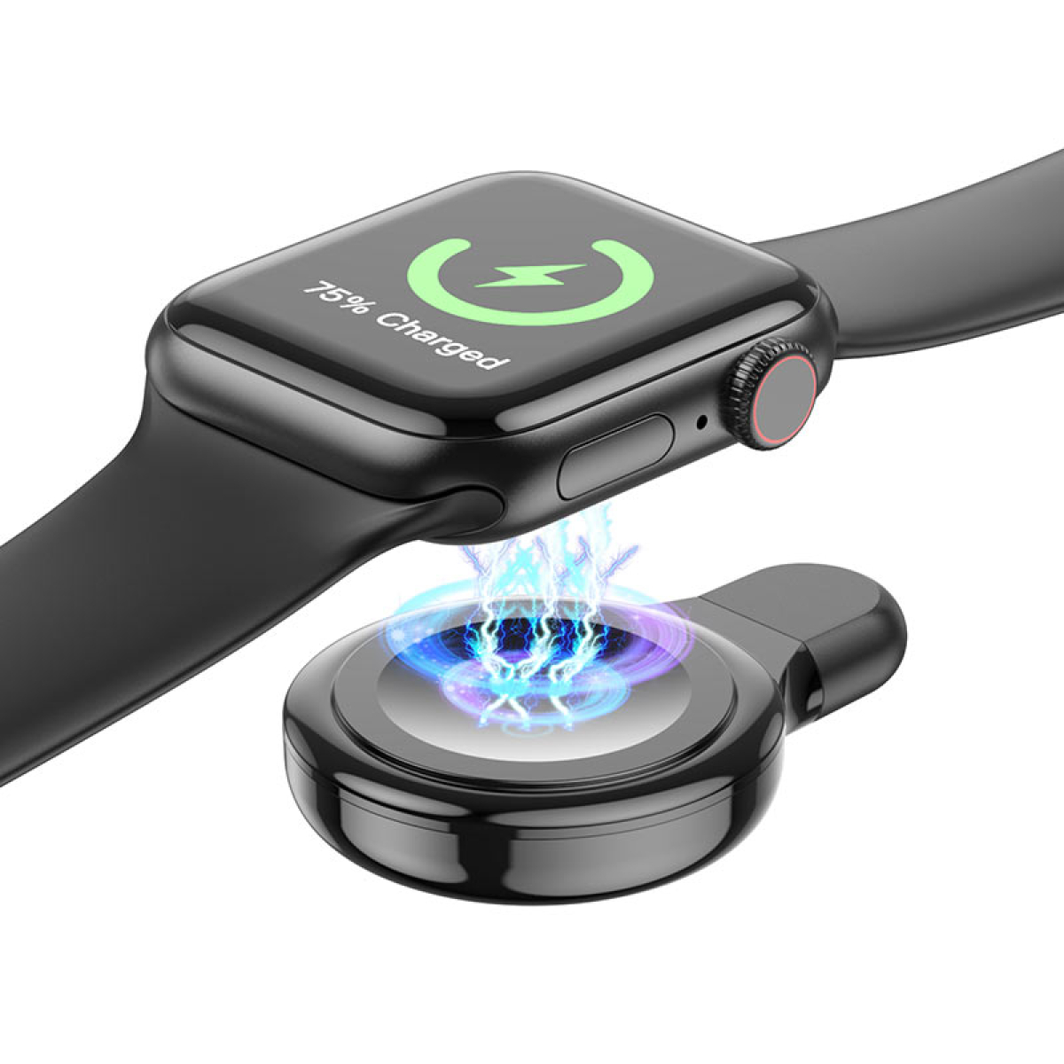 Ασύρματος Φορτιστής για Apple Watch με Προσαρμογέα Type-C σε USB Hoco CW36