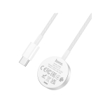 Ασύρματος Φορτιστής για iWatch με Ενσωματωμένο Καλώδιο Type-C Λευκό CW46