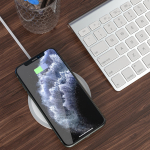 Ασύρματος Φορτιστής Qi Pad Επιτραπέζια Βάση 15W Hoco CW26 Powerful
