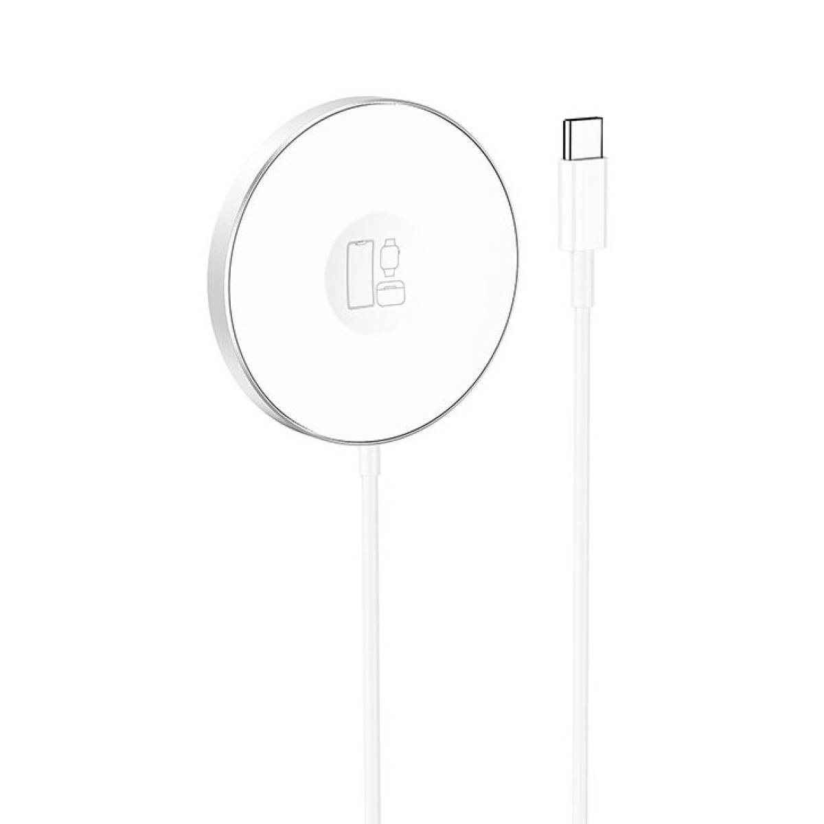 Ασύρματος Μαγνητικός Φορτιστής 15W Qi Pad 3 σε 1 Hoco CW41 Delight