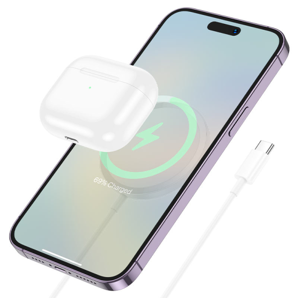 Ασύρματος Μαγνητικός Φορτιστής 15W Qi Pad Hoco CW52 Enjoy