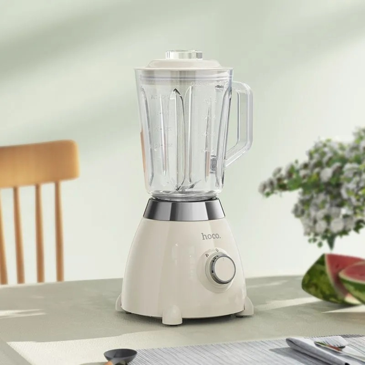 Μπλέντερ με Γυάλινη Κανάτα 1.5lt 500W Hoco HE33