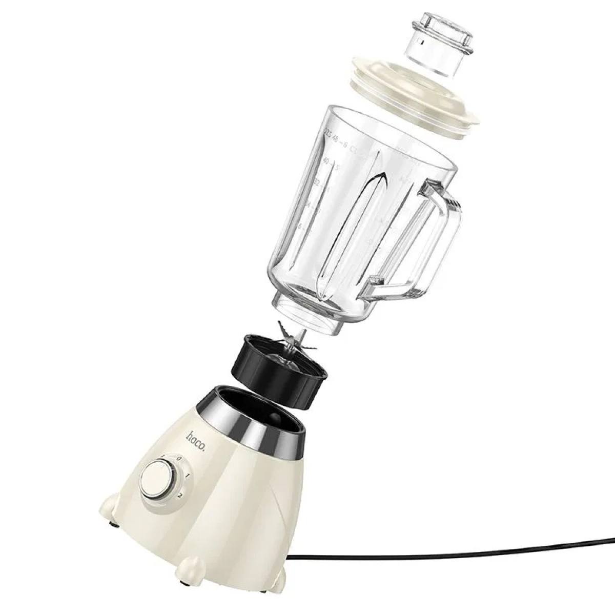 Μπλέντερ με Γυάλινη Κανάτα 1.5lt 500W Hoco HE33