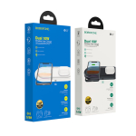 Borofone BQ7 Διπλός Ασύρματος Φορτιστής 10W – Γρήγορη Φόρτιση Qi για Κινητά & TWS