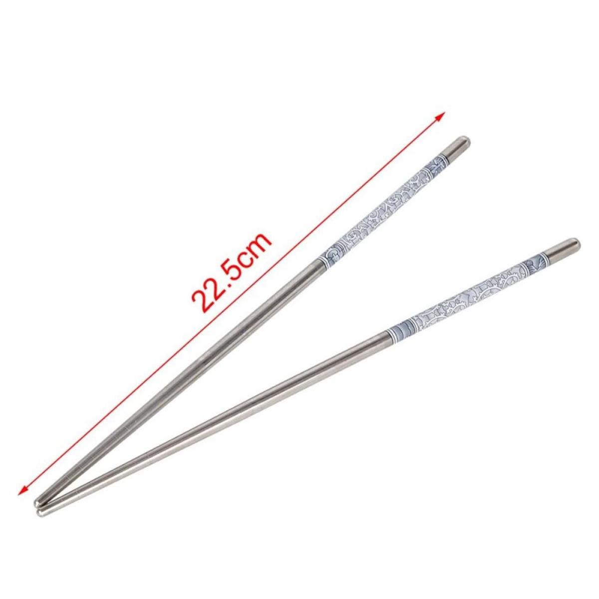 Chopsticks Φαγητού Μεταλλικά 22.5εκ. – 5 ζευ.
