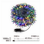 Χριστουγεννιάτικα Λαμπάκια 1000LED 50m Πολύχρωμου Φωτισμού 298967 - Image 3