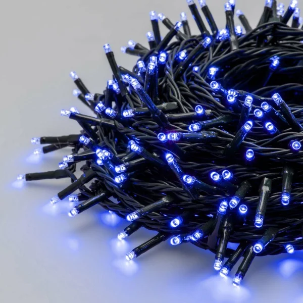 Χριστουγεννιάτικα Λαμπάκια 100LED 4.95m Λευκού/Μπλε Φωτισμού 298937