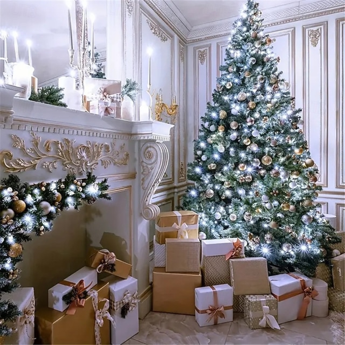 Χριστουγεννιάτικα Λαμπάκια 50LED 2.5m Ψυχρού Λευκού Φωτισμού 298932 - Image 2