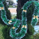 Χριστουγεννιάτικη Γιρλάντα Μπλε 9cm x 2m Kmt Style 294926