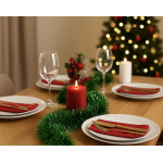 Χριστουγεννιάτικη Γιρλάντα Πράσινη 11cm x 2m Kmt Style 2908060
