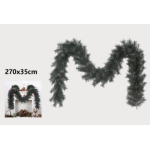 Χριστουγεννιάτικη Γιρλάντα Πράσινη 270cm Kmt Style 298022
