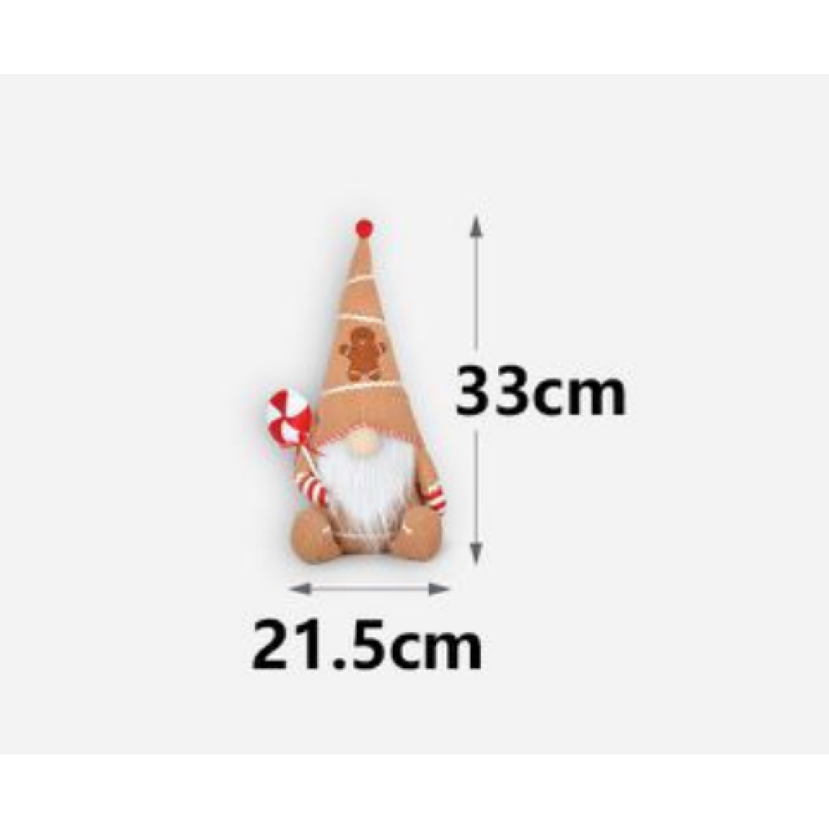 Χριστουγεννιάτικη Κούκλα Νάνος 33cm Kmt Style 294649