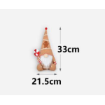 Χριστουγεννιάτικη Κούκλα Νάνος 33cm Kmt Style 294649