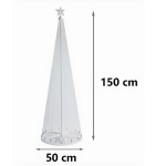 Χριστουγεννιάτικο Δέντρο από Λαμπάκια 156LED 150x50cm 298857 - Image 2