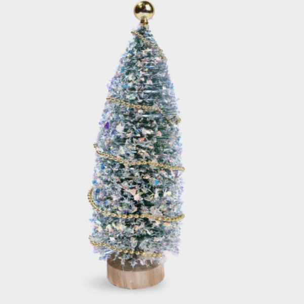 Χριστουγεννιάτικο Διακοσμητικό Δεντράκι με Στολίδια 30cm Kmt Style 7991723