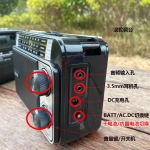 CMiK MK-511BT Ρετρό Φορητό Ραδιόφωνο AM/FM/SW Επαναφορτιζόμενο Με Bluetooth, USB & TF Card
