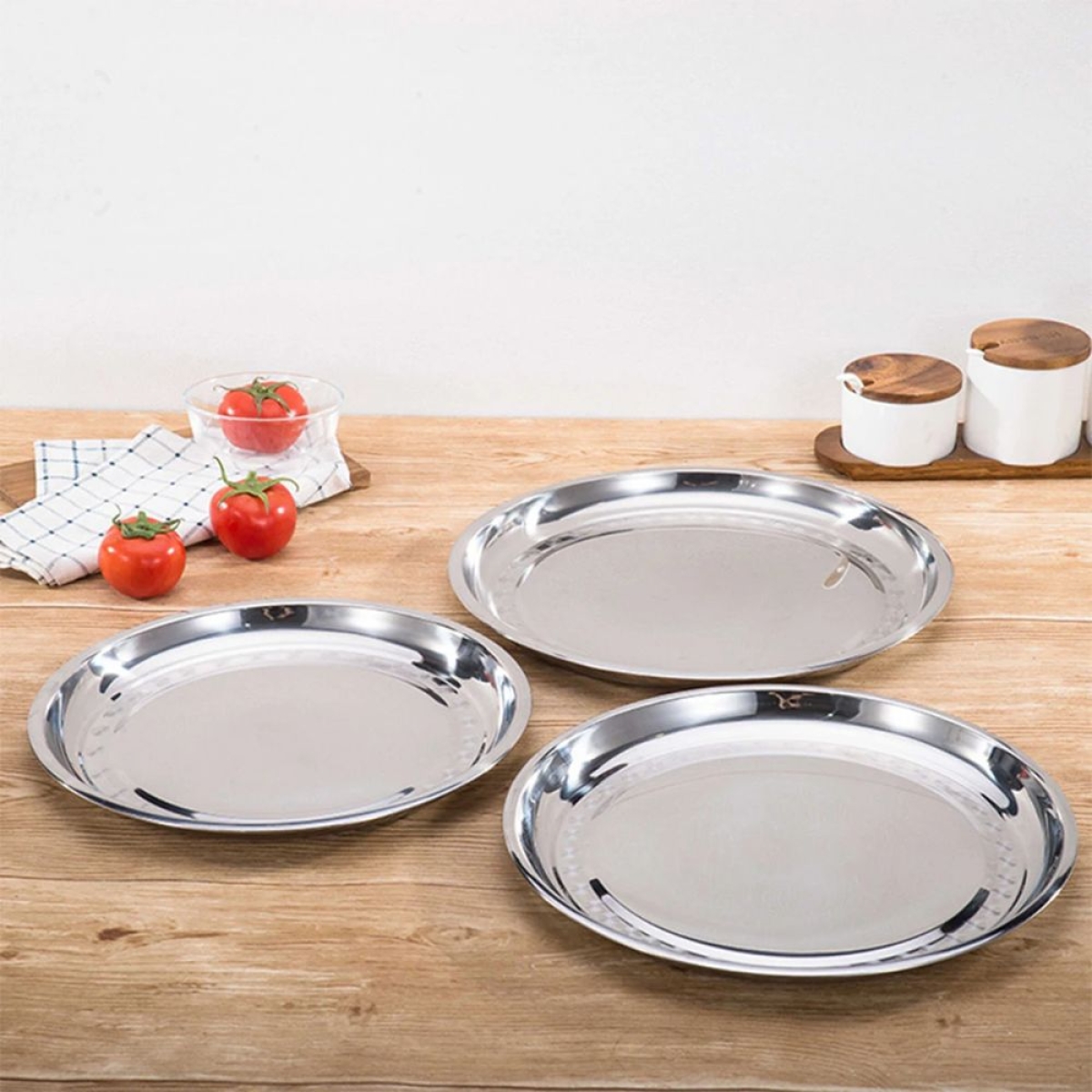 Δίσκος Σερβιρίσματος Ανοξείδωτος 40cm Kmt Style 2406731