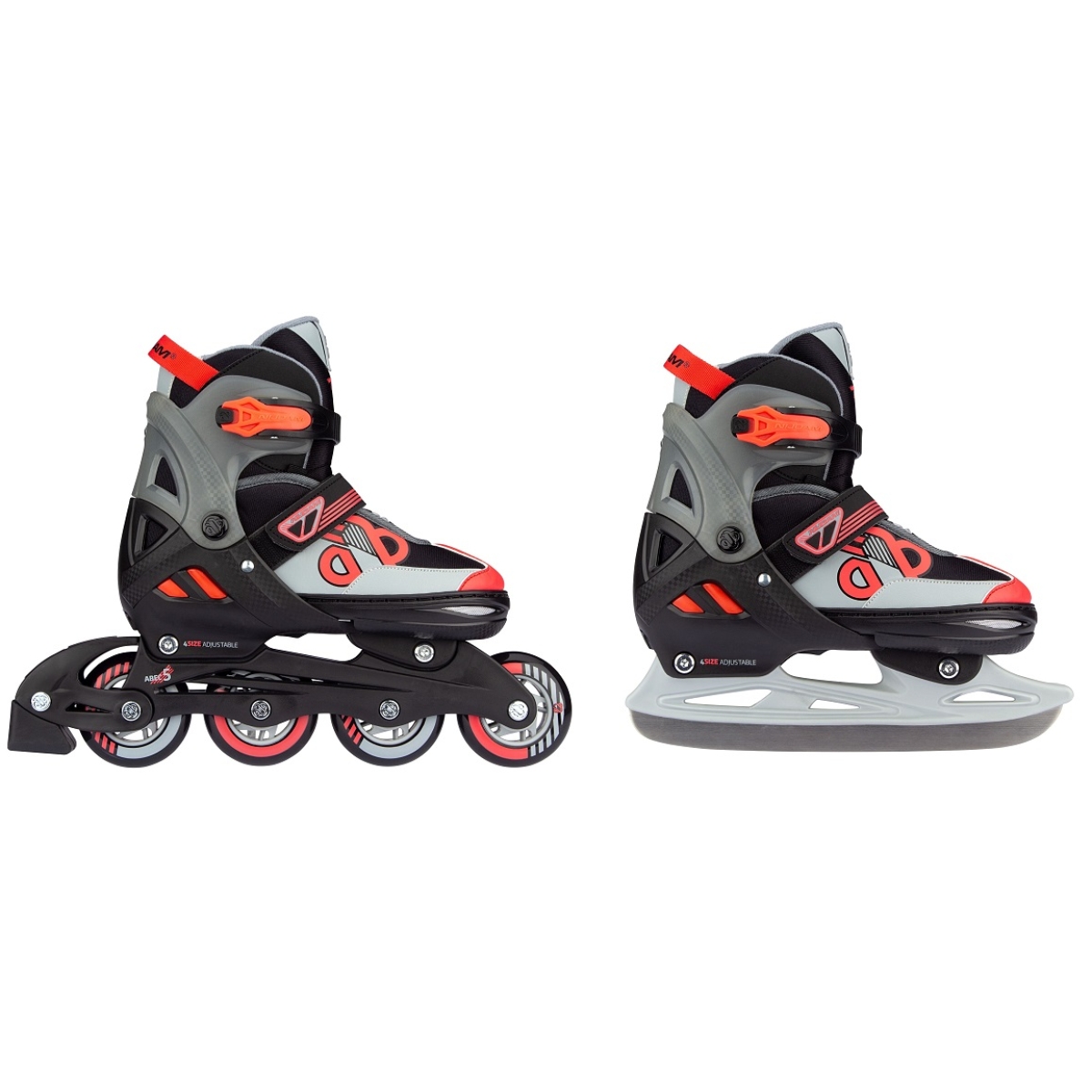 Nijdam Inline Skates - Παγοπέδιλα Combo "Red Raider" - Image 10