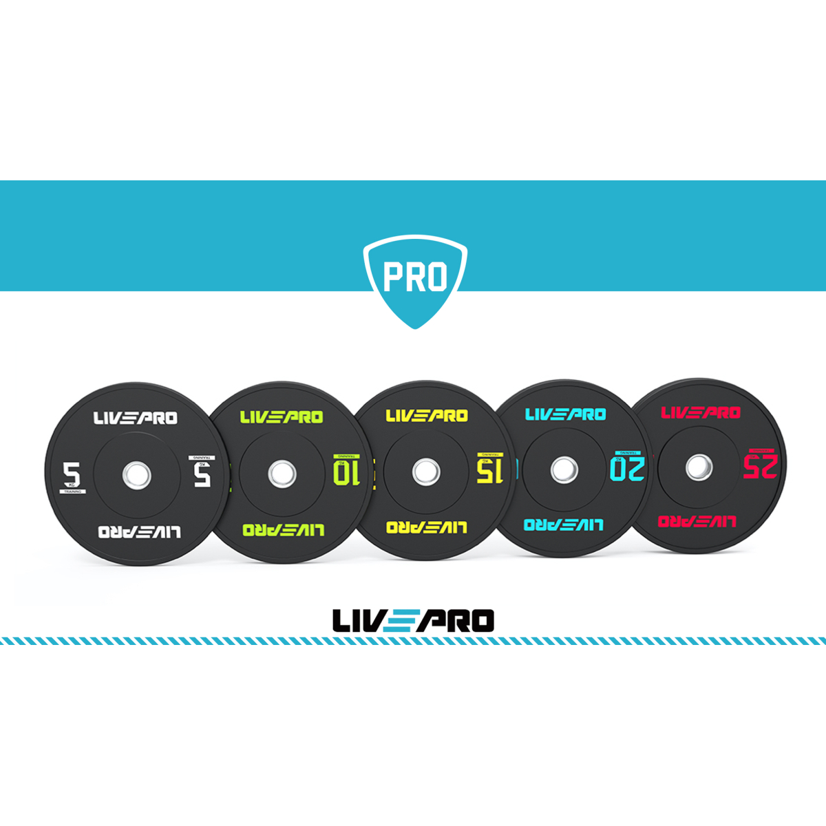 Δίσκος Bumper LivePro Ø50 (20kg) - Image 2