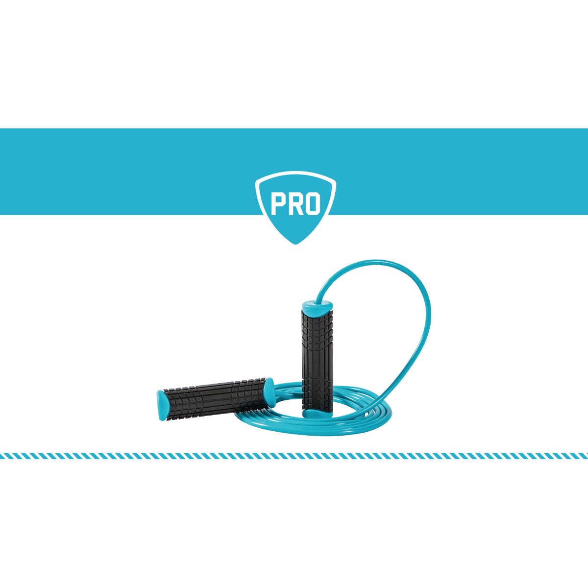 Live Pro Σχοινάκι Skipping PVC (Μαύρο/Μπλε) - Image 4