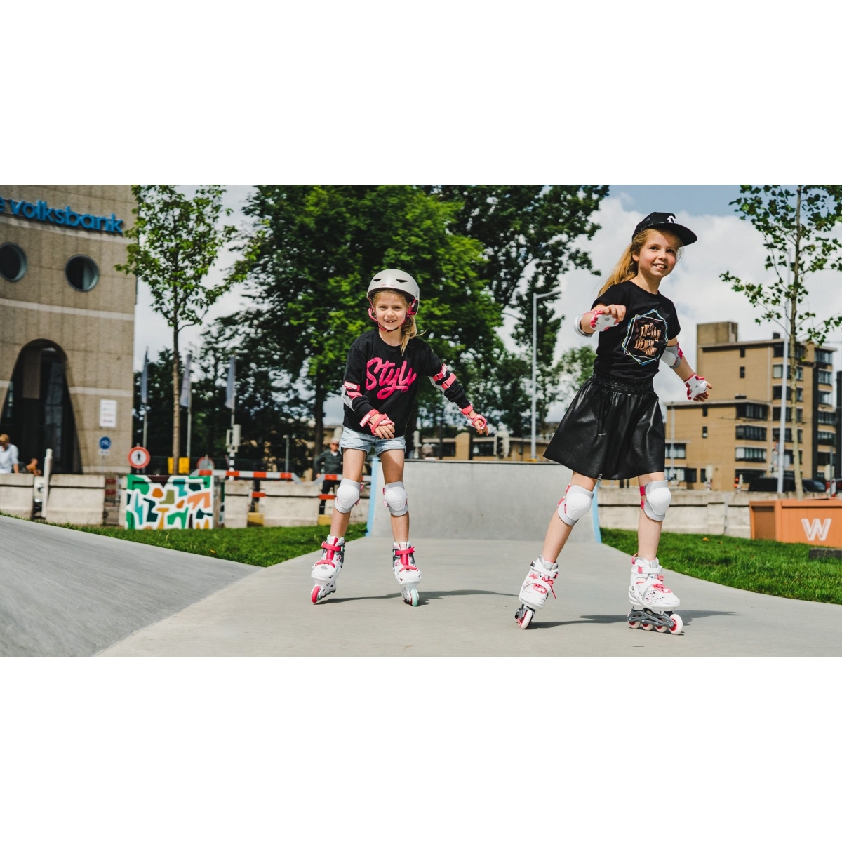Nijdam Inline Skates Ρυθμιζόμενα "White Wedge" - Image 9