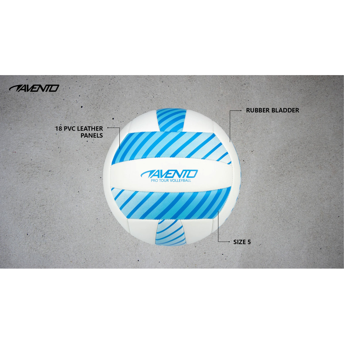 Avento Μπάλα Volley Νο5 (Μπλε/Λευκό) - Image 3