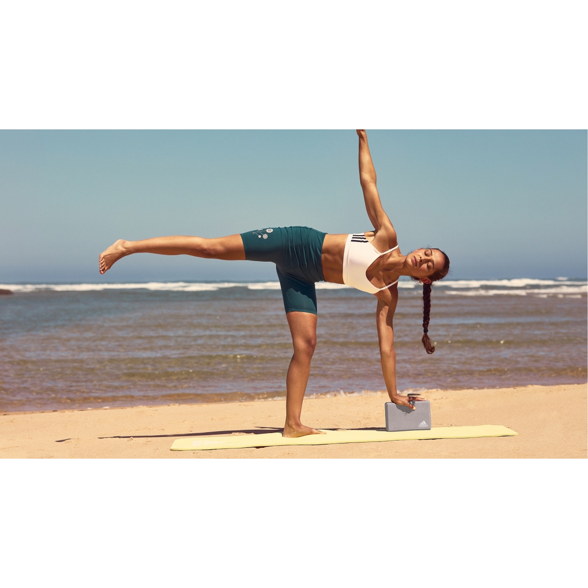 Adidas® Τουβλάκι Yoga EVA (Γκρι) - Image 6