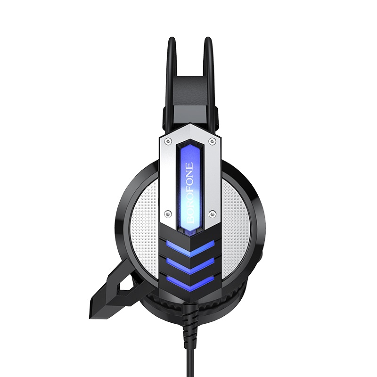 Ενσύρματα Ακουστικά Gaming Με Μικρόφωνο Και LED USB + 3.5mm 2.4m Borofone BO100