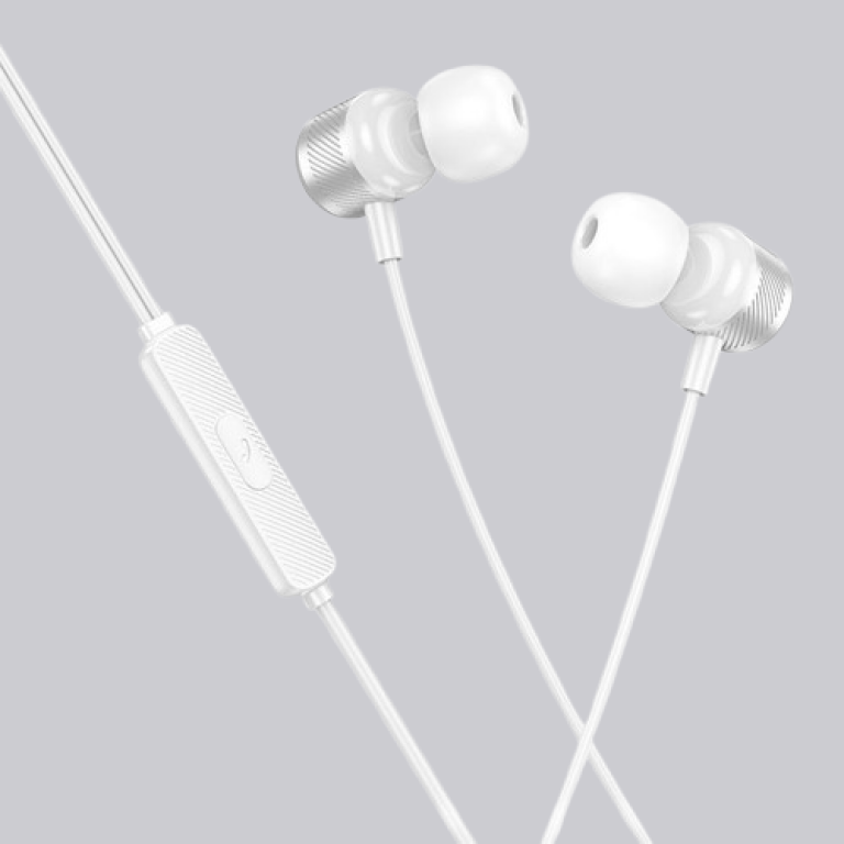 Ενσύρματα Ακουστικά Lightning Borofone BM93 Platinum