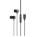 Ενσύρματα Ακουστικά Lightning Borofone BM93 Platinum Mαύρα