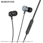 Ενσύρματα Ακουστικά Lightning Borofone BM93 Platinum Mαύρα