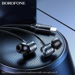 Ενσύρματα Ακουστικά Lightning Borofone BM93 Platinum Mαύρα