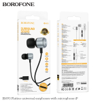 Ενσύρματα Ακουστικά Lightning Borofone BM93 Platinum Mαύρα