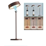 Επαναφορτιζόμενο Μαγνητικό Επιτραπέζιο LED Φωτιστικό Με Touch Control Arrango AP49508 Μαύρο