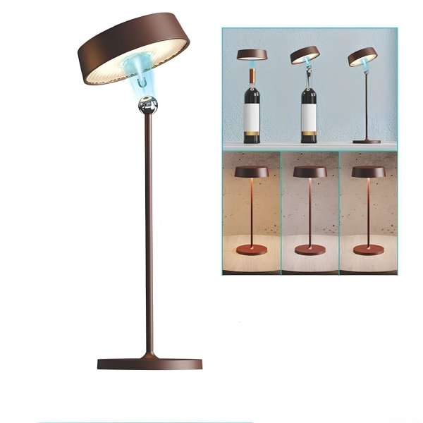 Επαναφορτιζόμενο Μαγνητικό Επιτραπέζιο LED Φωτιστικό Με Touch Control Arrango AP49508 Μαύρο