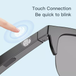 Έξυπνα Γυαλιά Ακουστικά - Glasses Wireless Headset F-06 Μαύρο - Image 2