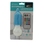 Φορητή Λάμπα LED Με Τηλεχειριστήριο RGB ARRANGO AP76644