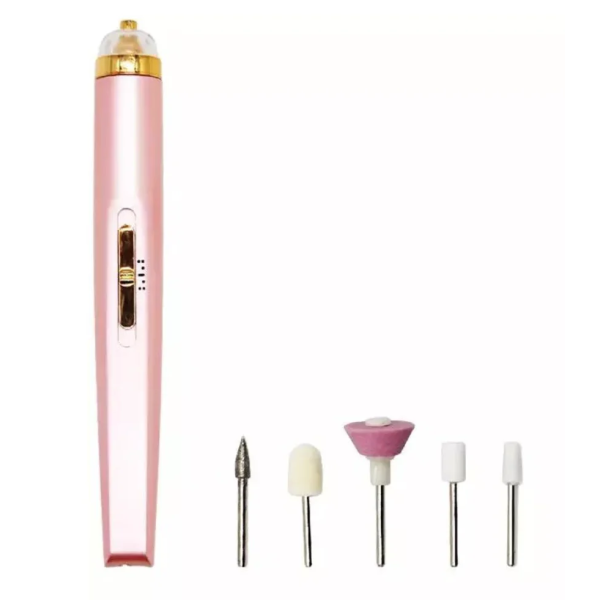 Φορητός Τροχός Μανικιούρ Πεντικιούρ με 5 Εξαρτήματα και USB Φόρτιση Andowl Q-M289