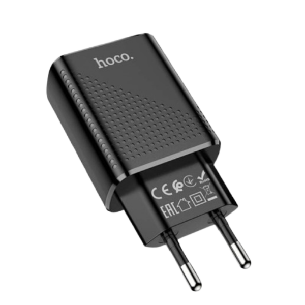 Φορτιστής 2.4A EU Με 2 Θύρες USB-A Hoco DC07