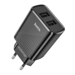 Φορτιστής 2.4A EU Με 2 Θύρες USB-A Hoco DC07