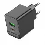 Φορτιστής 20W EU Με Θύρες USB & Type-C Borofone BAS14A