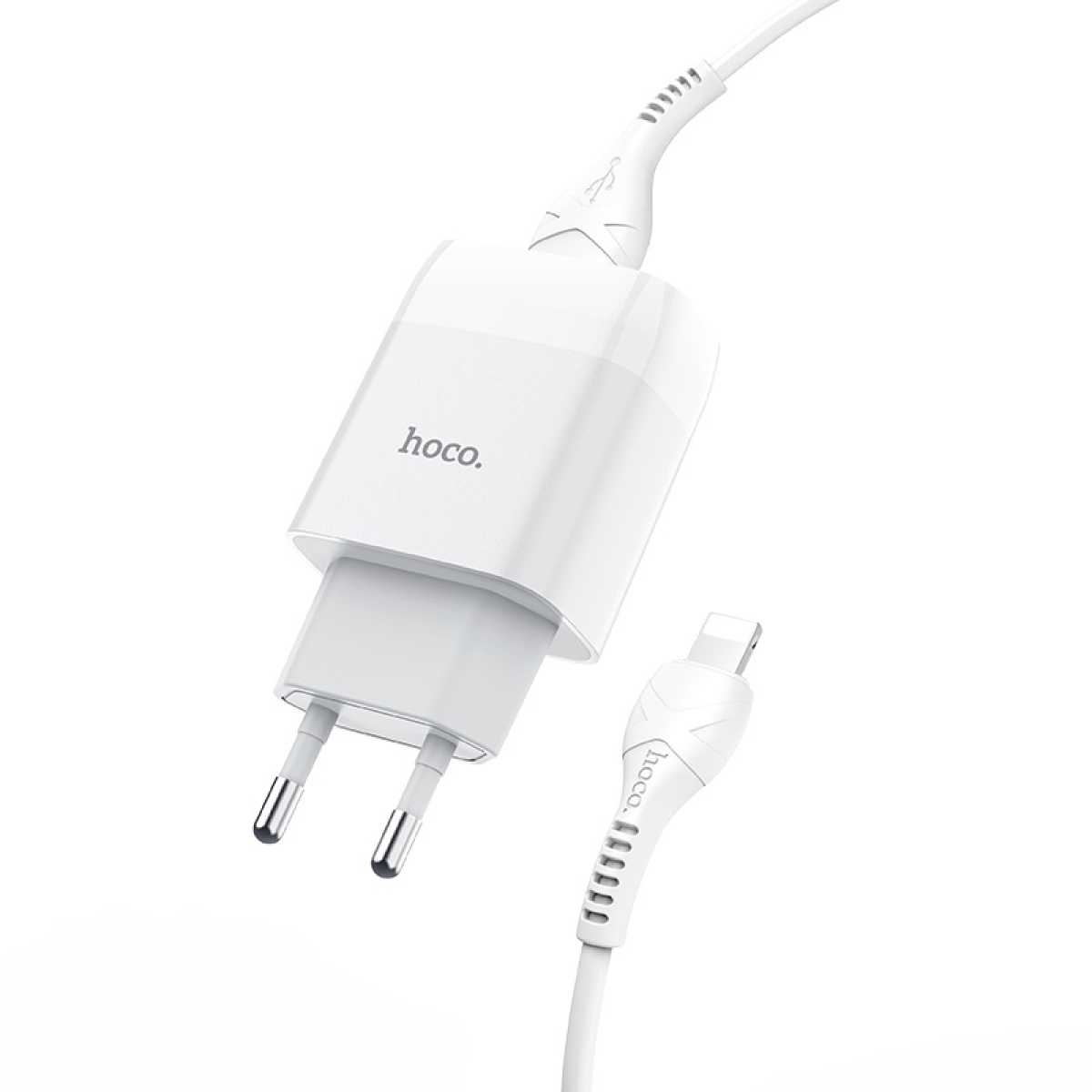 Φορτιστής 2xUSB-A με Καλώδιο Lightning Hoco C73A Glorious
