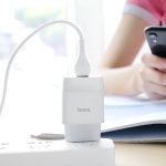 Φορτιστής 2xUSB-A με Καλώδιο Lightning Hoco C73A Glorious