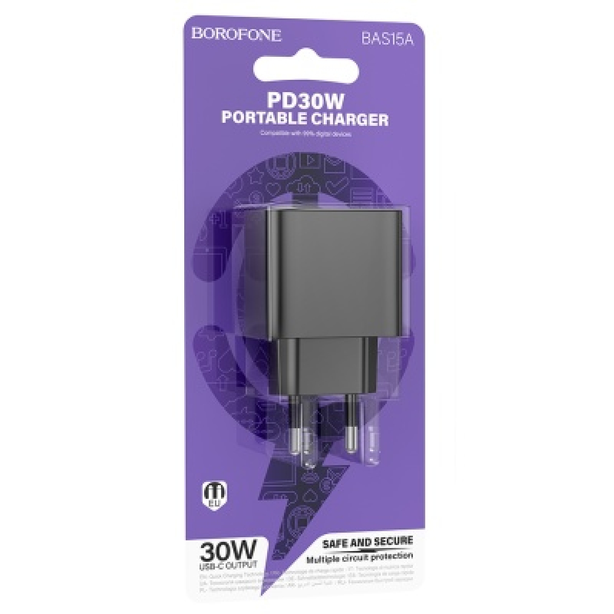 Φορτιστής 30W EU Με Θύρα USB-C Borofone BAS15A