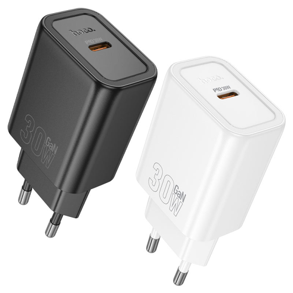 Φορτιστής 30W EU Με Θύρα USB-C PD3.0 Hoco N62 Gentle
