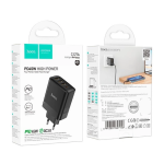 Φορτιστής 45W EU Με Θύρες USB-C & 3×USB-A Hoco C127A Intelligent