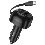 Φορτιστής Αυτοκινήτου 1xType-C 30W 1xUSB-A 18W με Καλώδιο Type-C 30W Hoco NZ15