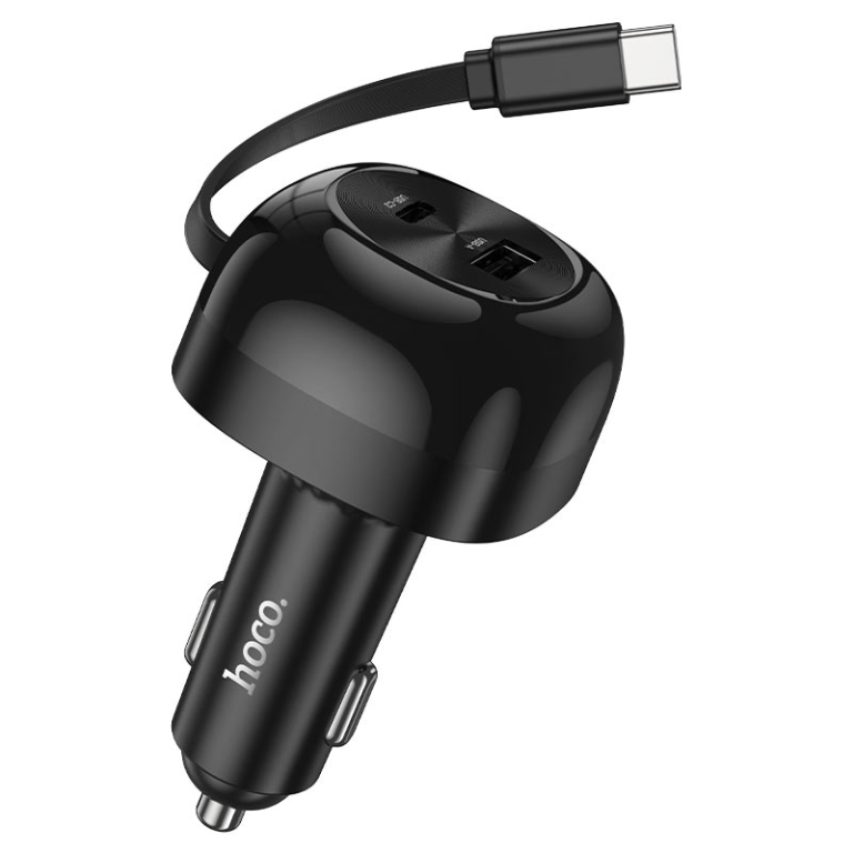 Φορτιστής Αυτοκινήτου 1xType-C 30W 1xUSB-A 18W με Καλώδιο Type-C 30W Hoco NZ15
